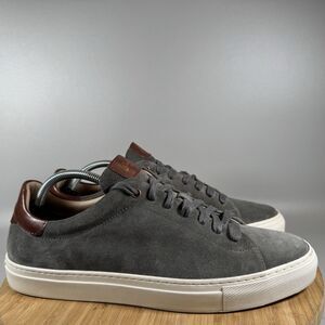 GoodMan Sneakers Good Man Grey Brown Leather Made‎ In Italy Shoes Mens Size 11